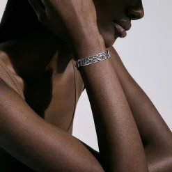 Men John Hardy Chains^Naga Id Bracelet, Sterling Silver