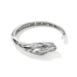 Women John Hardy Bangles & Cuffs^Naga Kick Cuff, Sterling Silver, Diamonds