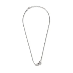 Women John Hardy Layering^Naga Necklace, Silver, Diamonds, 2.5Mm