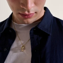 Men John Hardy Tags & Pendants^Naga Pendant Necklace, Gold