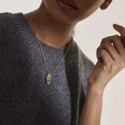 Men John Hardy Tags & Pendants^Naga Pendant Necklace, Gold