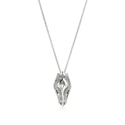 Men John Hardy Tags & Pendants^Naga Pendant Necklace, Silver, Diamonds