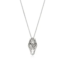Men John Hardy Tags & Pendants^Naga Pendant Necklace, Silver, Diamonds