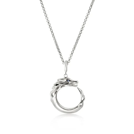 Men John Hardy Tags & Pendants^Naga Pendant Necklace, Sterling Silver