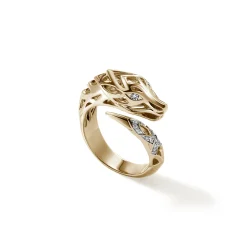 Men John Hardy Bands^Naga Ring, Gold