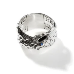 Men John Hardy Bands^Naga Ring, Sterling Silver