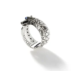 Men John Hardy Bands^Naga Ring, Sterling Silver
