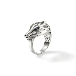 Men John Hardy Bands^Naga Ring, Sterling Silver