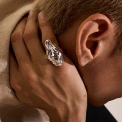 Women John Hardy Statement^Naga Saddle Ring, Sterling Silver