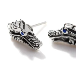 Men John Hardy Studs^Naga Stud Earring, Sterling Silver