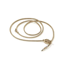 Women John Hardy Chains^Naga Wrap, Gold, Diamonds, 2.5Mm