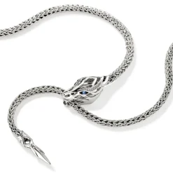 Women John Hardy Statement^Naga Y Necklace, Sterling Silver, 4.4Mm