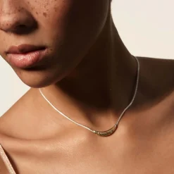 Women John Hardy Pendants^Palu Crescent Necklace, Sterling Silver, Gold