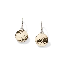 Women John Hardy Statement^Palu Dot Drop Earring, Gold, Sterling Silver