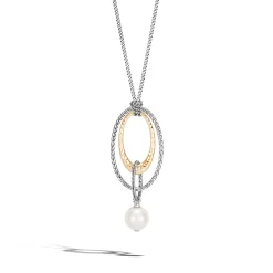 Women John Hardy Pendants^Palu Pearl Pendant Necklace, Silver, Gold
