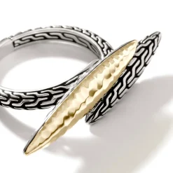 Women John Hardy Statement^Palu Ring, Sterling Silver, Gold