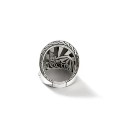 Women John Hardy Statement^Palu Saddle Ring, Sterling Silver