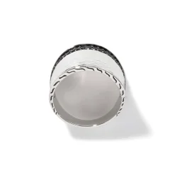 Women John Hardy Statement^Palu Saddle Ring, Sterling Silver, Pave