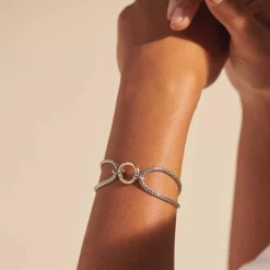 Women John Hardy Chains^Palu Station Bracelet, Sterling Silver, Gold