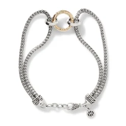 Women John Hardy Chains^Palu Station Bracelet, Sterling Silver, Gold