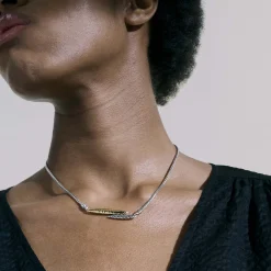 Women John Hardy Pendants^Palu Station Necklace, Sterling Silver, Gold