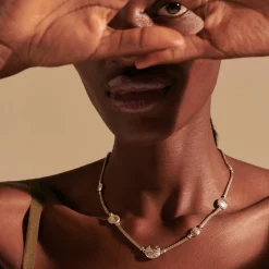 Women John Hardy Layering^Palu Station Necklace, Sterling Silver