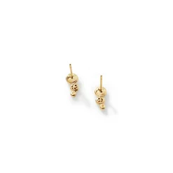 Women John Hardy Studs^Palu Stud Earring, Gold, Diamonds