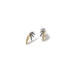 Women John Hardy Studs^Palu Stud Earring, Sterling Silver, Gold