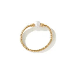 Women John Hardy Soft^Pearl Chain Band Ring, Gold