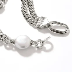 Men John Hardy Chains^Pearl Chain Link Bracelet, Sterling Silver