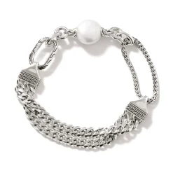 Men John Hardy Chains^Pearl Chain Link Bracelet, Sterling Silver