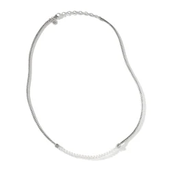 Women John Hardy Layering^Pearl Chain Necklace, Sterling Silver, Slim