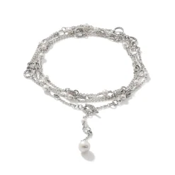 Women John Hardy Layering^Pearl Convertible Sautoir, Sterling Silver