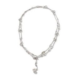 Women John Hardy Layering^Pearl Convertible Sautoir, Sterling Silver