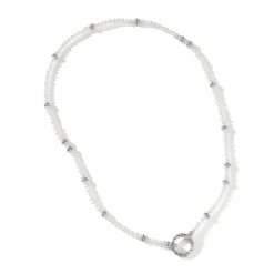 Women John Hardy Layering^Pearl Keyring Necklace, Sterling Silver