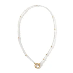 Women John Hardy Layering^Pearl Keyring Necklace, Sterling Silver