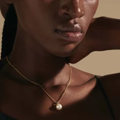 Women John Hardy Pendants^Pearl Pendant Necklace, Gold, Diamonds