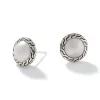 Men John Hardy Studs^Pearl Stud Earring, Sterling Silver