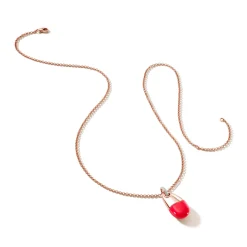 Men John Hardy Tags & Pendants^Pebble Necklace, Gold, Silver, Diamonds