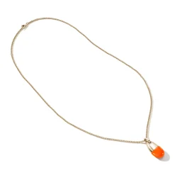 Men John Hardy Tags & Pendants^Pebble Necklace, Gold, Silver, Diamonds