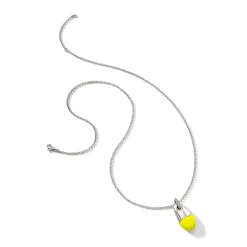 Men John Hardy Tags & Pendants^Pebble Necklace, Sterling Silver, Diamonds