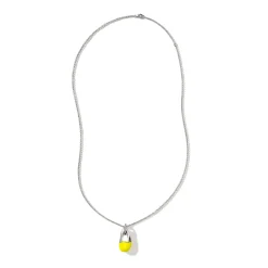 Men John Hardy Tags & Pendants^Pebble Necklace, Sterling Silver, Diamonds