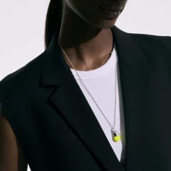 Men John Hardy Tags & Pendants^Pebble Necklace, Sterling Silver, Diamonds