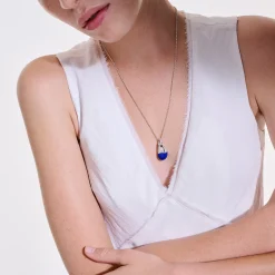 Men John Hardy Tags & Pendants^Pebble Necklace, Sterling Silver, Diamonds