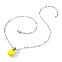 Men John Hardy Tags & Pendants^Pebble Necklace, Sterling Silver, Diamonds