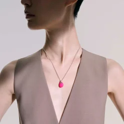 Women John Hardy Pendants^Pebble Necklace, Sterling Silver, Diamonds