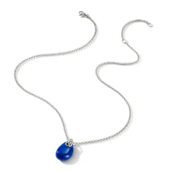 Women John Hardy Pendants^Pebble Necklace, Sterling Silver, Diamonds