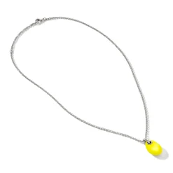 Women John Hardy Pendants^Pebble Necklace, Sterling Silver, Diamonds