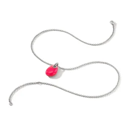 Men John Hardy Tags & Pendants^Pebble Necklace, Sterling Silver, Diamonds