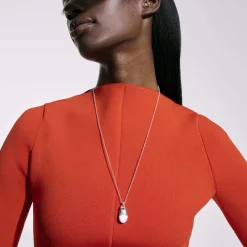 Men John Hardy Tags & Pendants^Pebble Necklace, Sterling Silver, Diamonds